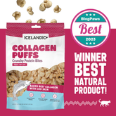 Icelandic+ Cat Beef Collagen Puffs Mini with Cod Skin Treats